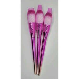 Lot Of 3 Farah F.A.R.A.H. Pink Ombré Powder Brush 50F Professional New